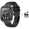 Swiss Military Alps 2 1.85″ Display Smartwatch with Victor 3 Wireless Earbuds – Gun Metal
