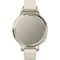 Garmin 010-02891-00 Lily 2 Active Smartwatch Lunar Gold With Bone Silicone Band