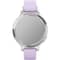 Garmin Lily 2 Active 33mm Monochrome Touch Display, Stylish Smartwatch, Silver with Purple Jasmine Band