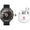 Swiss Military DOM 7 Smart Watch Silicon Black + VICTOR 6 Earbuds