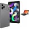 Oteeto TAB 82 Pro Tablet – WiFi 512GB 8GB RAM 8inch Gray + Keyboard & Protective Case – International Version