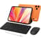 Modio M136 Tablet – WiFi 512GB 8GB RAM 8inch Orange + Keyboard & Mouse + Stylus – International Version