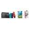 Nintendo Switch V2 32GB Neon Blue/Red Middle East Version + The Legend Of Zelda: Breath Of The Wild Game + 1 Game + Accessory