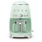 Smeg Drip Filter Coffee Machine Pastel Green DCF02PGUK