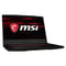 MSI GF63 Thin (2019) Gaming Laptop – 9th Gen / Intel Core i5-9300H / 15.6inch FHD / 16GB RAM / 512GB SSD / 4GB NVIDIA GeForce GTX 1650 Max-Q Graphics / Windows 10 / Black / Middle East Version – [GF63 Thin 9SC 15.6inch]