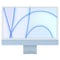 Apple iMac 24-inch (2021) – Apple M1 Chip / 8GB RAM / 256GB SSD / 7-core GPU / macOS Big Sur / English Keyboard / Blue / Middle East Version – [MJV93ZS/A]