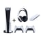 Sony PlayStation 5 Console (CD Version) White – Middle East Version + PS5 PULSE 3D Wireless Headset + PS5 DualSense Wireless Controller + PS5 Media Remote
