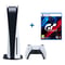 Sony PlayStation 5 Console (CD Version) White – Middle East Version + PS5 Gran Turismo 7 Standard Edition Game