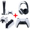 Sony PlayStation 5 Console (CD Version) White – Middle East Version + PS5 CFIZCT1W DualSense Wireless Controller + PS5 CFIZDS1E DualSense Charging Station + PS5 CFIZWH1E PULSE 3D Wireless Headset