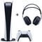 Sony PlayStation 5 Console (Digital Version) White – Middle East Version + Pulse 3D Wireless Headset