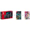 Nintendo Switch V2 32GB Grey Middle East Version + 2 Assorted Games
