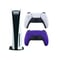 Sony PlayStation 5 Console (CD Version) White with Extra Wireless Purple Controller – International Version
