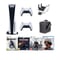 Sony PlayStation 5 Console (CD Version) White – International Version with Extra Controller + Bag + Charger Dock Station and 4 Games