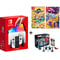 Nintendo Switch OLED 64GB White Middle East Version + Sushi Striker + DC SuperHero Girls + Starlink: Battle For Atlas