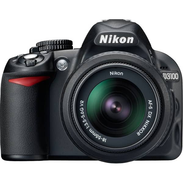 Nikon D3100 Digital SLR Camera +18-55mm VR+55-200mm VR Lens Kit