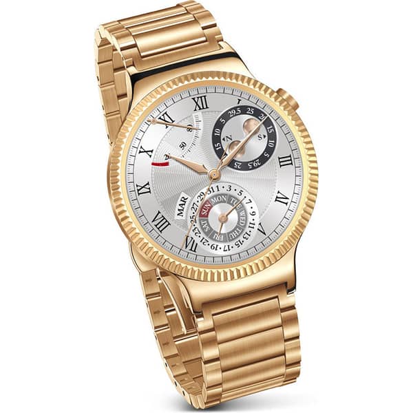 HUAWEI WATCH W1 Eliteゴールド Buy Huawei Watch W1 Smart Watch – Gold Plated Case/Gold Link