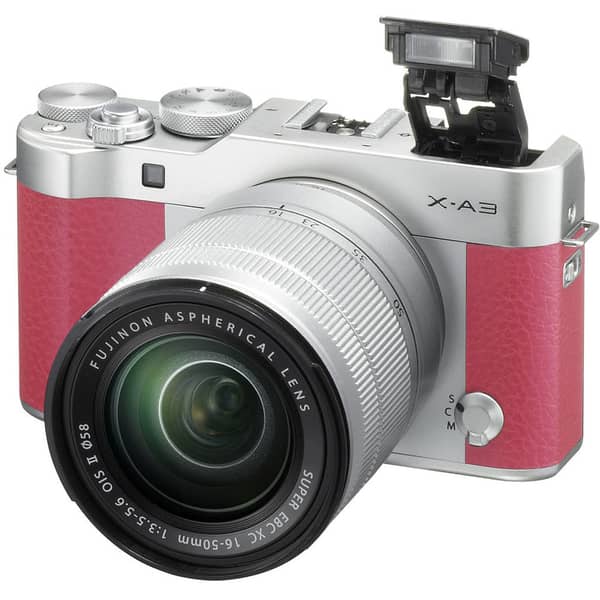 Buy Fujifilm X-A3 Mirrorless Digital Camera Pink With XC 16-50mm