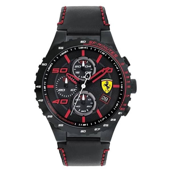 Buy Scuderia Ferrari 830363 Black Quartz Men's Watch Online in UAE