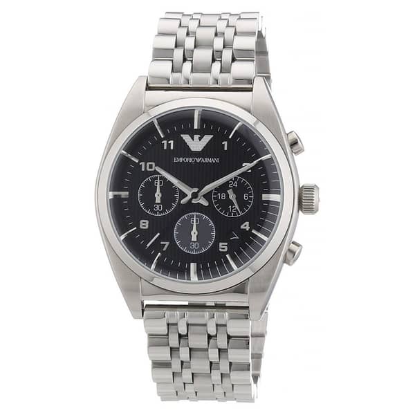 Buy Emporio Armani Chronograph Silver Metal Watch Men AR0373