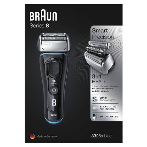 BRAUN - BRAUN シリーズ8 8325S ブラウンシリーズ8 電気シェーバー 密着ヘッド付き | Braun JP