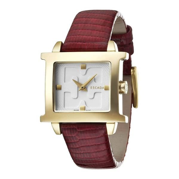 Escada Estelle Red Leather Analog Women Watch EW2030102  display picture 1