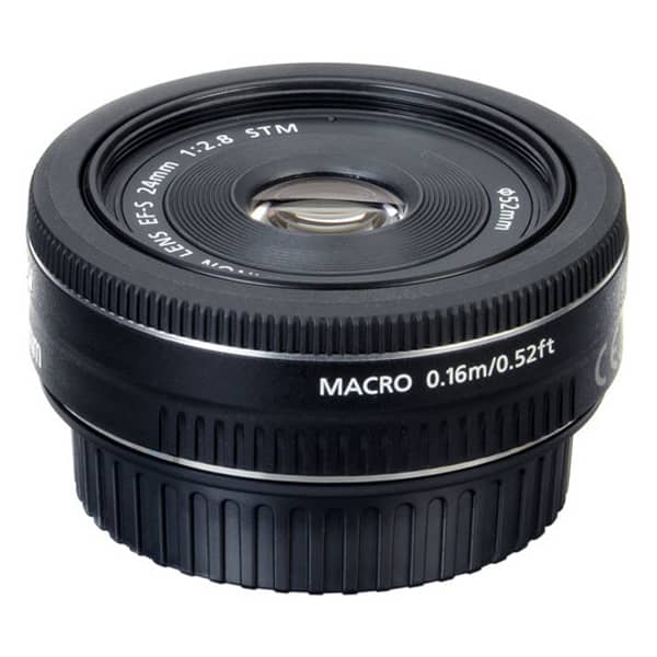 Buy Canon EF-S 24mm f/2.8 STM Lens Black Online in UAE | Sharaf DG