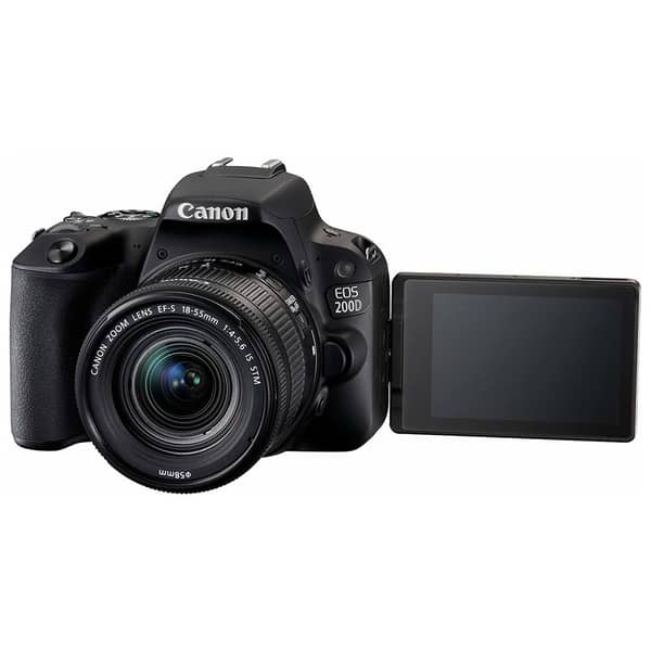 Buy Canon EOS 200D DSLR Camera With EF-S 18-55mm IS STM Lens Black