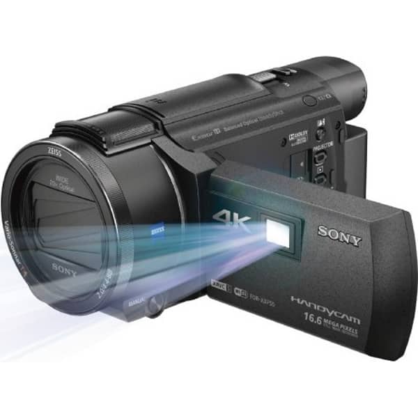 Buy Sony FDR-AXP55 4K Handycam with Built-in projector Camcorder