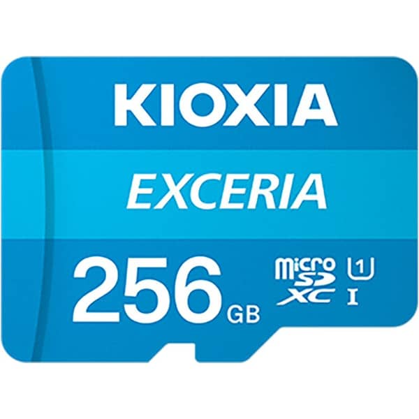 Kioxia Exceria Plus MicroSDXC 256GB Blue LMEX1L256GG2 Online 