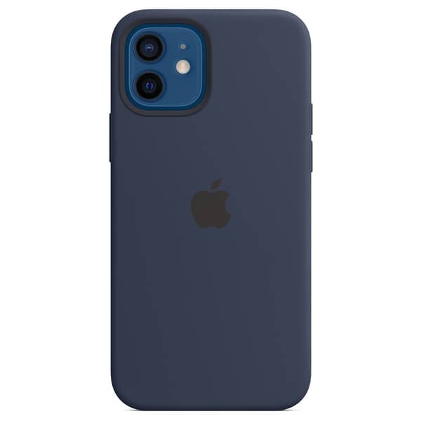 Buy Apple iPhone 12 12 Pro Silicone Case with MagSafe – Deep