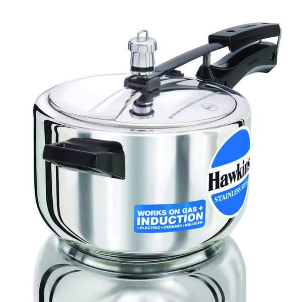 Hawkins Stainless Steel Induction Compatible Base Pressure Cooker
