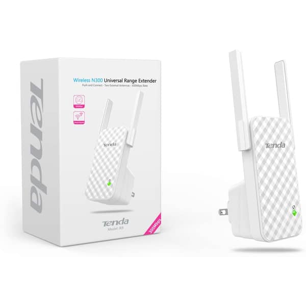 Tenda N300 Wi-Fi Wall Plug Range Extender (A9) Online Shopping on