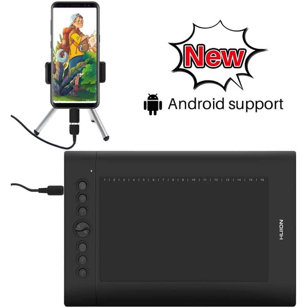 تسوّق تابلت رسم وقلم H610PRO V2 بلون أسود من هيون عبر الإنترنت في