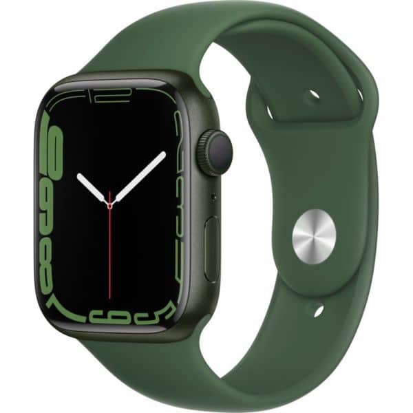 Apple Watch Series GPS, 45mm Green Aluminium Case with Clover