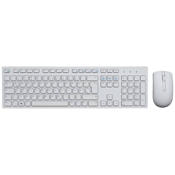 Buy Dell Wireless English Keyboard And Mouse Km636 – White Online