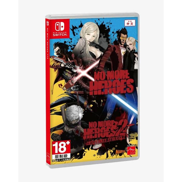 No More Heroes 1+2 3 switch 2セット No More Heroes 1 + 2 [English Korean Japanese Chinese