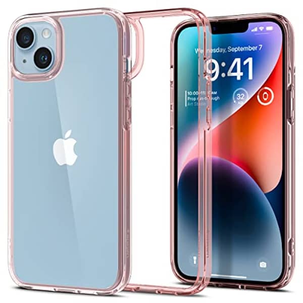 Buy Spigen Ultra Hybrid designed for iPhone 14 Plus case cover  Rose  Crystal Online in UAE | Sharaf DG