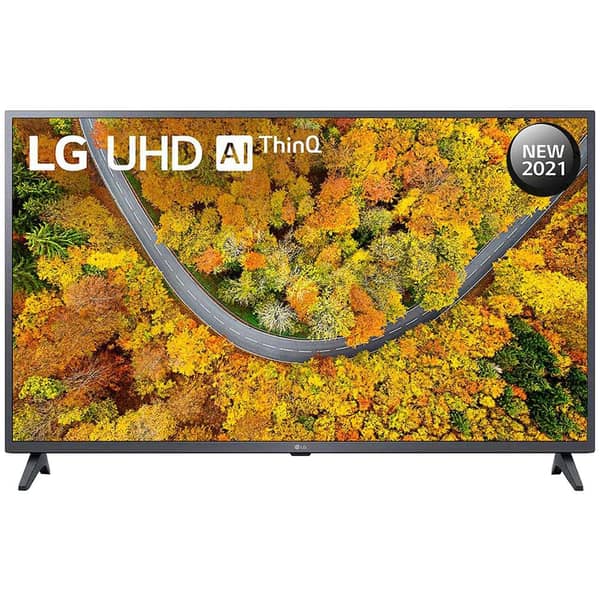 LG UHD TV 43 Inch UP75 Series 4K Active HDR WebOS Smart TV w/ AI 