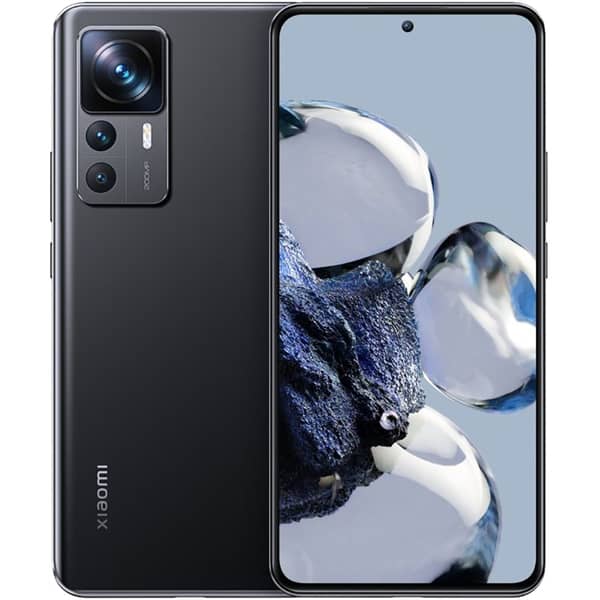 スマートフォン本体 Xiaomi 12T Pro 8GB/256GB Black أسعار وخصومات Xiaomi 12T Pro 256GB Black 5G Dual Sim Smartphone في