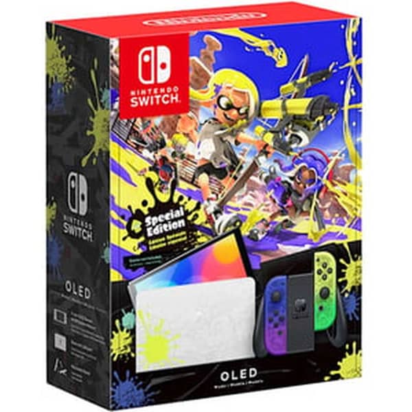 Nintendo Switch OLED 64GB Neon Blue/Violet/Yellow/Green