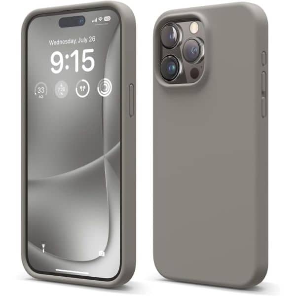Buy Elago Silicone Case Medium Grey iPhone 15 Pro Max Online in UAE |  Sharaf DG