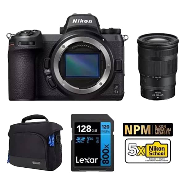 Nikon Z6 II Mirrorless Camera Black 24-120mm F4 Lens Kit price