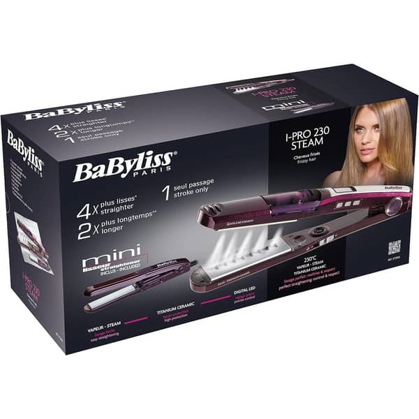 Buy Babyliss I-Pro 230 Steam Hair Straightener with Mini Hair