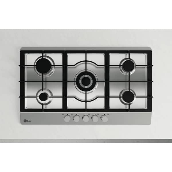 Buy LG Built-in Gas Hob, 90CM, 5 Burners, Silver – CG5Z3626S