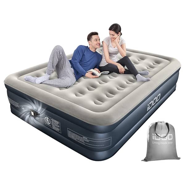 Buy Idoo Inflatable Air Bed R-M002-GY-FI Online in UAE | Sharaf DG