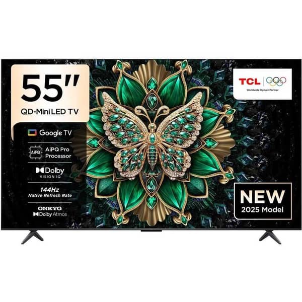TCL 55inch C6K 4K QD Mini LED Google Television (2025 Model