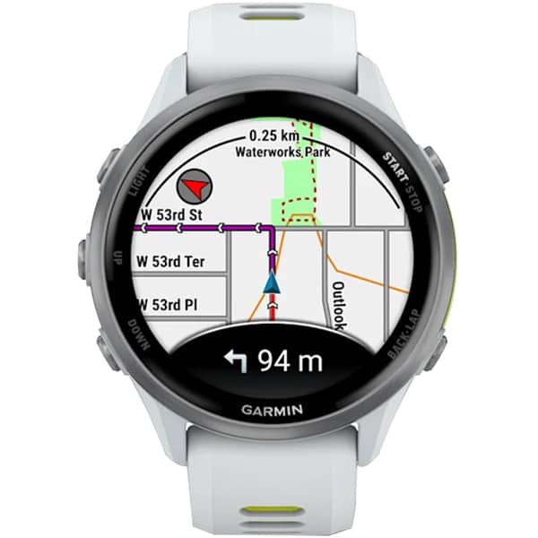 Garmin Forerunner 970 Smartwatch Titanium with Whitestone Case and
