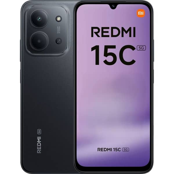 Xiaomi REDMI 15C 5G 128GB 4GB RAM Midnight Black Dual Sim
