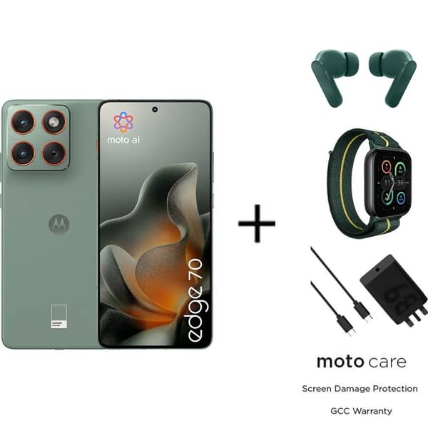 Buy Motorola Edge 70 5G 512GB 12GB Pantone Lily Pad Dual Sim