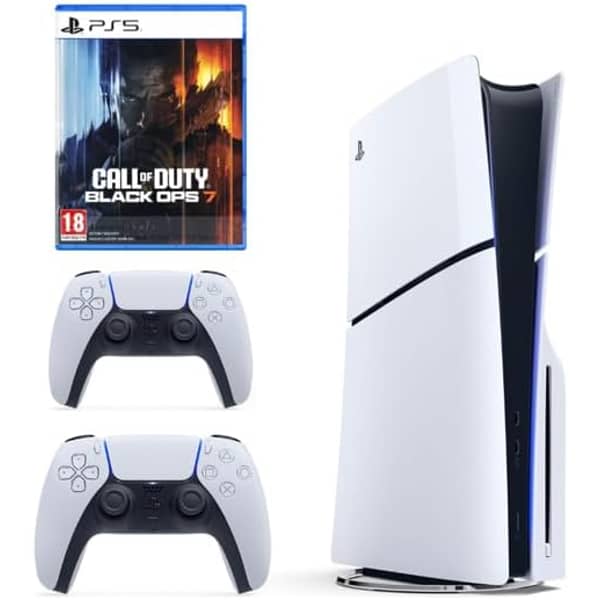 Buy Sony PS5 Slim Disc Console 1TB White – CFI-2000-A01 + 